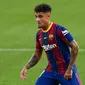 1. Philippe Coutinho (145 juta euro) - Philippe Coutinho menjadi pembelian termahal Barcelona sampai saat ini. Pemain asal Brasil ini dilabukan Barcelona dari Liverpool pada tahun 2018 dengan transfer mencapai 145 juta euro. (AFP/Josep Lago)