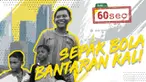 Video 60 second mengenai sepak bola dari pinggiran kali yang berada di Jakarta.