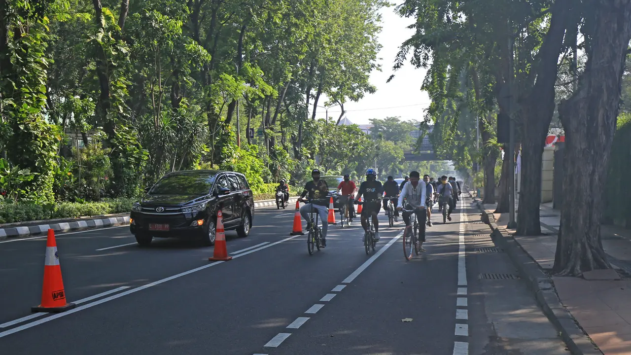 Suasana PPKM jilid II di Surabaya (Dian Kurniawan/Liputan6.com)