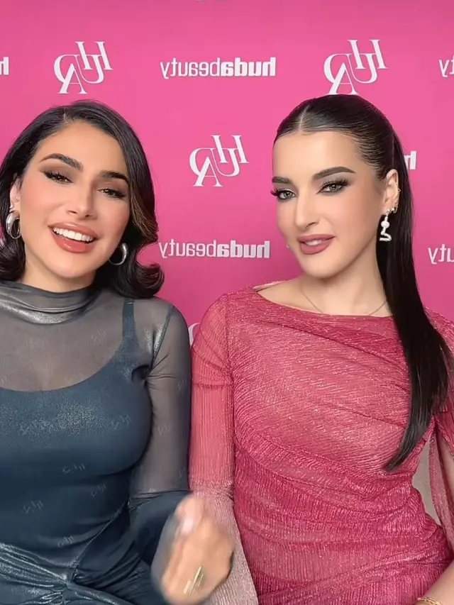 Gaya Tasya Farasya Ketemu Idola, Huda Kattan, Kompak Pakai Gaun Bling-Bling Glamor hingga Ikutan Tren Velocity