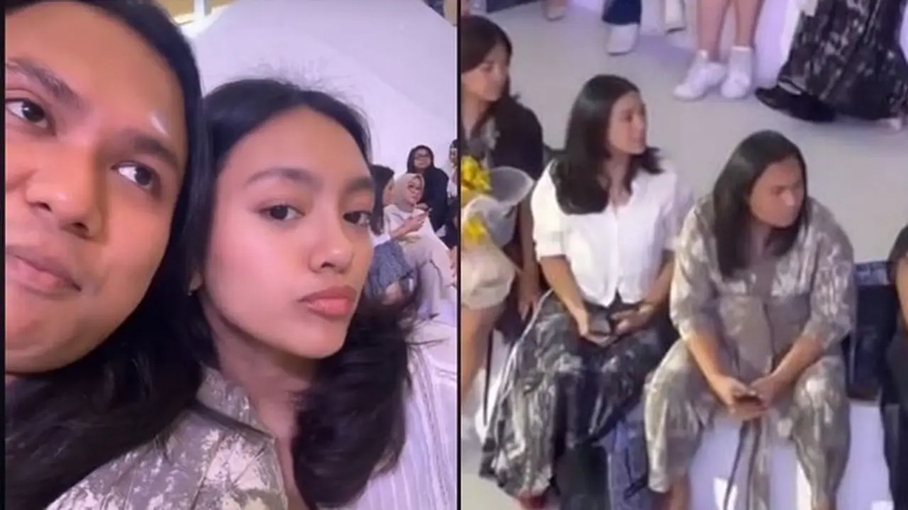 5 Momen Terbaru Pertemanan Alleia Anak Ariel dan Keanu, Nonton Fashion Show Bareng