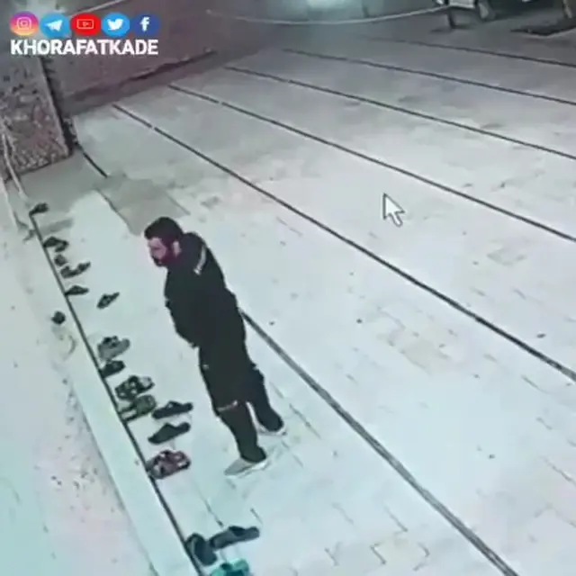 Maling Terekam CCTV