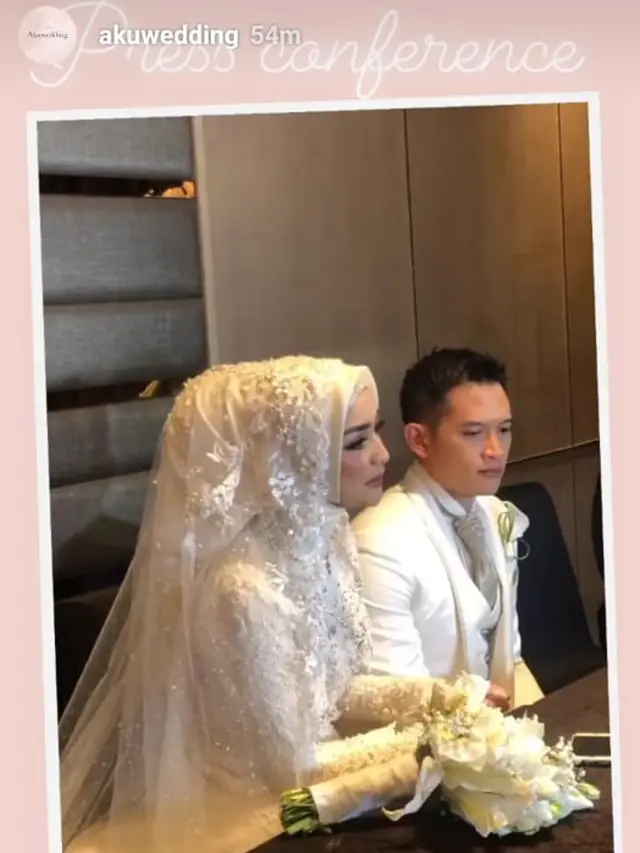 Rezky Aditya dan Citra Kirana (Instagram/ akuwedding)