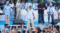 Pasangan calon Gubernur dan Wakil Gubernur Sulawesi Tenggara (Sultra), Andi Sumangerukka-Hugua gelar kampanye bertajuk pesta rakyat. (Foto: Istimewa).