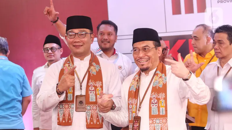 Ridwan Kamil-Suswono Resmi Maju di Pilgub DKI Jakarta 2024