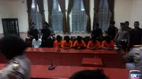 Majelis Hakim PN Yogyakarta menjatuhkan vonis terhadap enam pelaku kekerasan klithih dengan hukuman pidana empat hingga tujuh tahun. (Liputan6.com/Yanuar H)