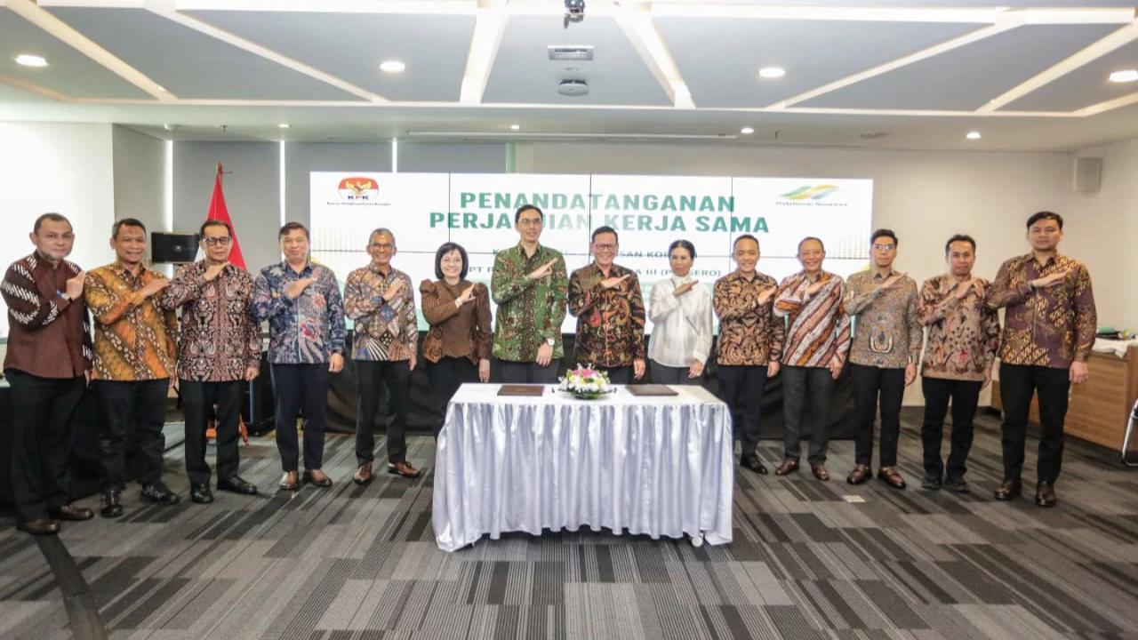 PTPN III dan KPK Resmi Perkuat Sinergi Antikorupsi, dari Sistem Pengawasan Hingga Sinergi Data