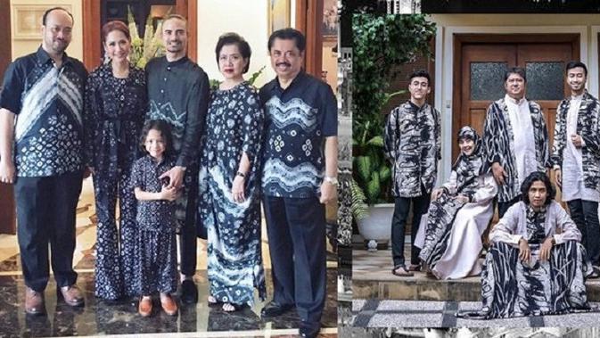 Kompaknya 4 Keluarga Artis Saat Pakai Baju Lebaran Bisa 