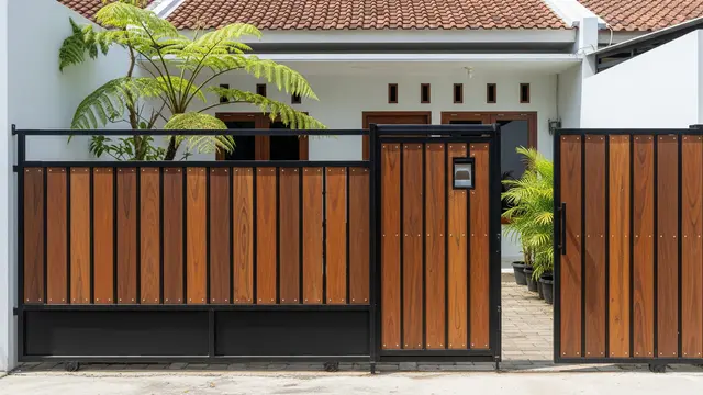 Model Pagar Solid Minimalis