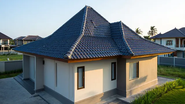 Desain Rumah Atap Limasan Modern yang Cocok untuk Tinggal di Perkotaan/Ilustrasi AI
