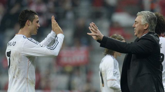 Cristiano Ronaldo dan Carlo Ancelotti