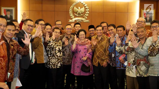 Bahas Pancasila dan UUD 1945, Megawati Temui Pimpinan MPR