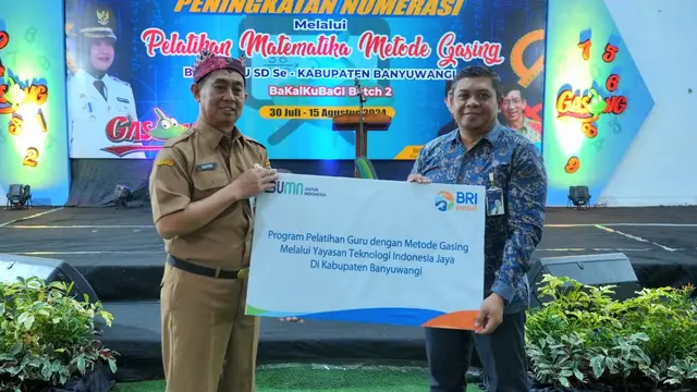 BRI Dukung Peningkatan Mutu Pendidikan, Ajak Guru se-Kabupaten Banyuwangi Ikuti Pelatihan Numerisasi Metode Gasing