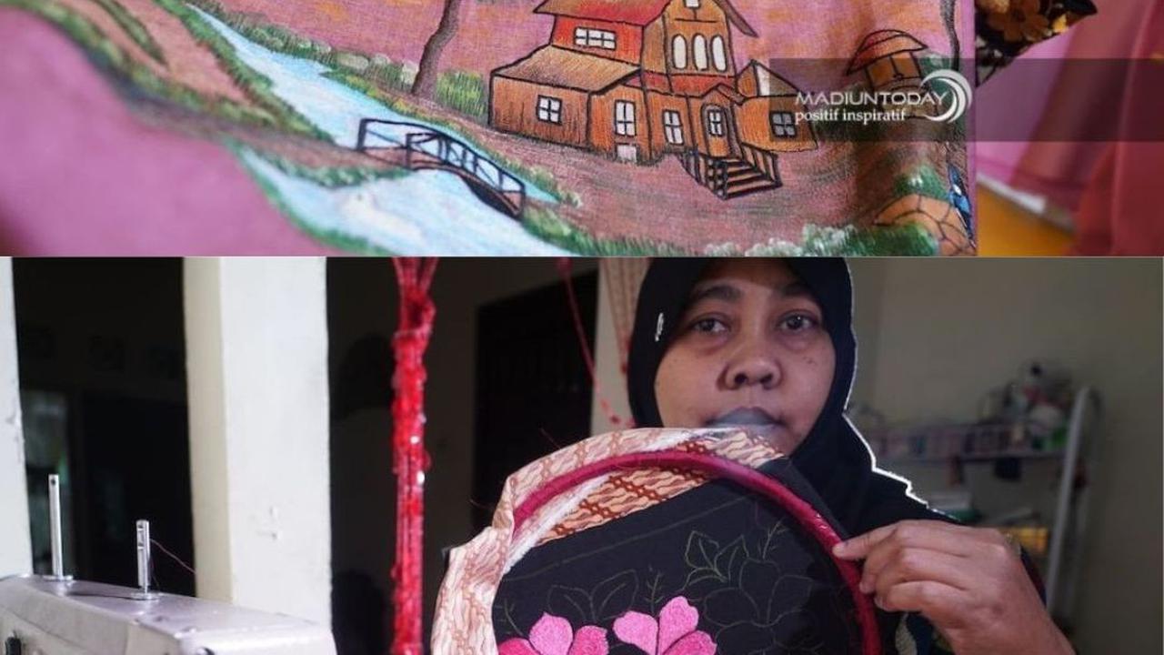 Ibu Ini Resign dari Bank Pilih Jadi Pengrajin Bordir Lukis, Karya Diborong Ibu Negara hingga Tembus Pasar Internasional