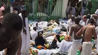 Sekitar 450 korban luka tragedi Mina akibat jamaah haji yang berdesak-desakan ini akhirnya dievakuasi ke empat rumah sakit yang berbeda. 