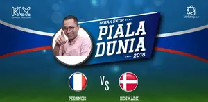 Siapakah tim yang diprediksi menang dalam laga Perancis Vs Denmark menurut Lukman Sardi?