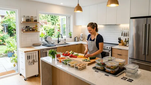 Desain Dapur yang Memudahkan Aktivitas Meal Prep/AI Generated