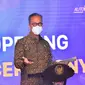 Menteri Perindustrian Agus Gumiwang Kartasasmita memberikan sambutan pada Pembukaan GAIKINDO Indonesia International Motor Show (GIIAS) seri kedua di Surabaya, (Dok Kemenperin)