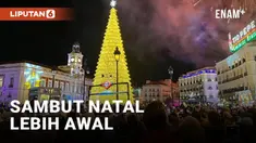 12 juta lampu LED dinyalakan pertanda dimulainya musim natal di Madrid. Walikota Ibukota Spanyol memimpin penyalaan lampu tersebut di depan 12 ribu orang di Puerta Del Sol.