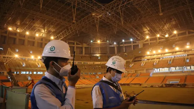PLN memasok listrik sebesar 5.540.000 volt ampere (VA) atau setara 5,54 megavolt ampere (MVA) untuk Jakarta International Stadium (JIS). (Dok PLN)