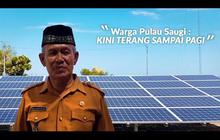 Warga Pulau Saugi kini terang sampai pagi