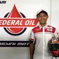 Pebalap Indonesia, Dimas Ekky Pratama, akan turun pada ajang Moto2 Malaysia, 27-29 Oktober 2017, dengan mengendarai motor Federal Oil Gresini. (dok. Federal Oil)