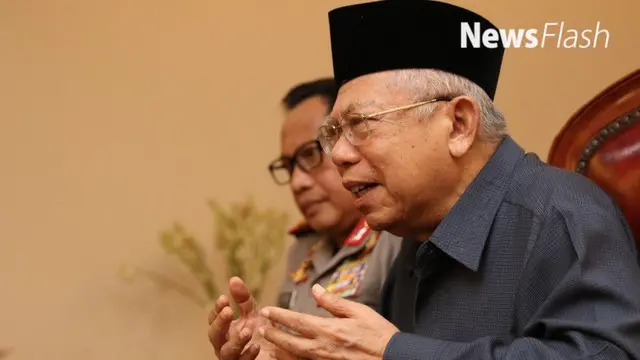 Ma'ruf Amin yang juga Ketua MUI ini meminta agar seluruh masyarakat Indonesia sama-sama menjaga empat pilar kebangsaan