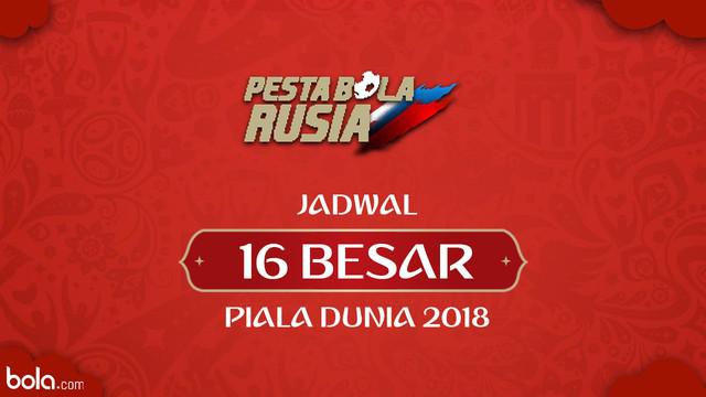 Berita video jadwal 16 besar Piala Dunia Rusia 2018. Spanyol hadapi Rusia, Argentina menantang Prancis.
