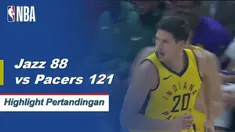 Doug McDermott drops a season-high 21 points and Myles Turner contributes 16 points to help lift the Pacers over the Jazz 121-88
