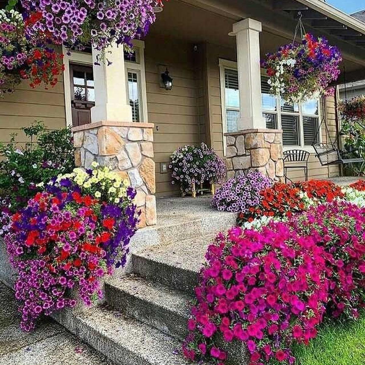 Ilustrasi Taman Depan Rumah Minimalis yang Cantik (©Pinterest)