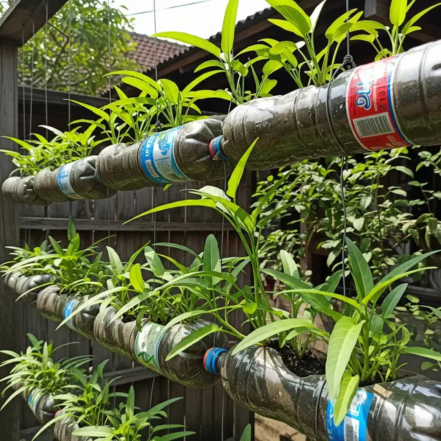 Jenis Tanaman yang Cocok untuk Kebun Gantung Botol Bekas