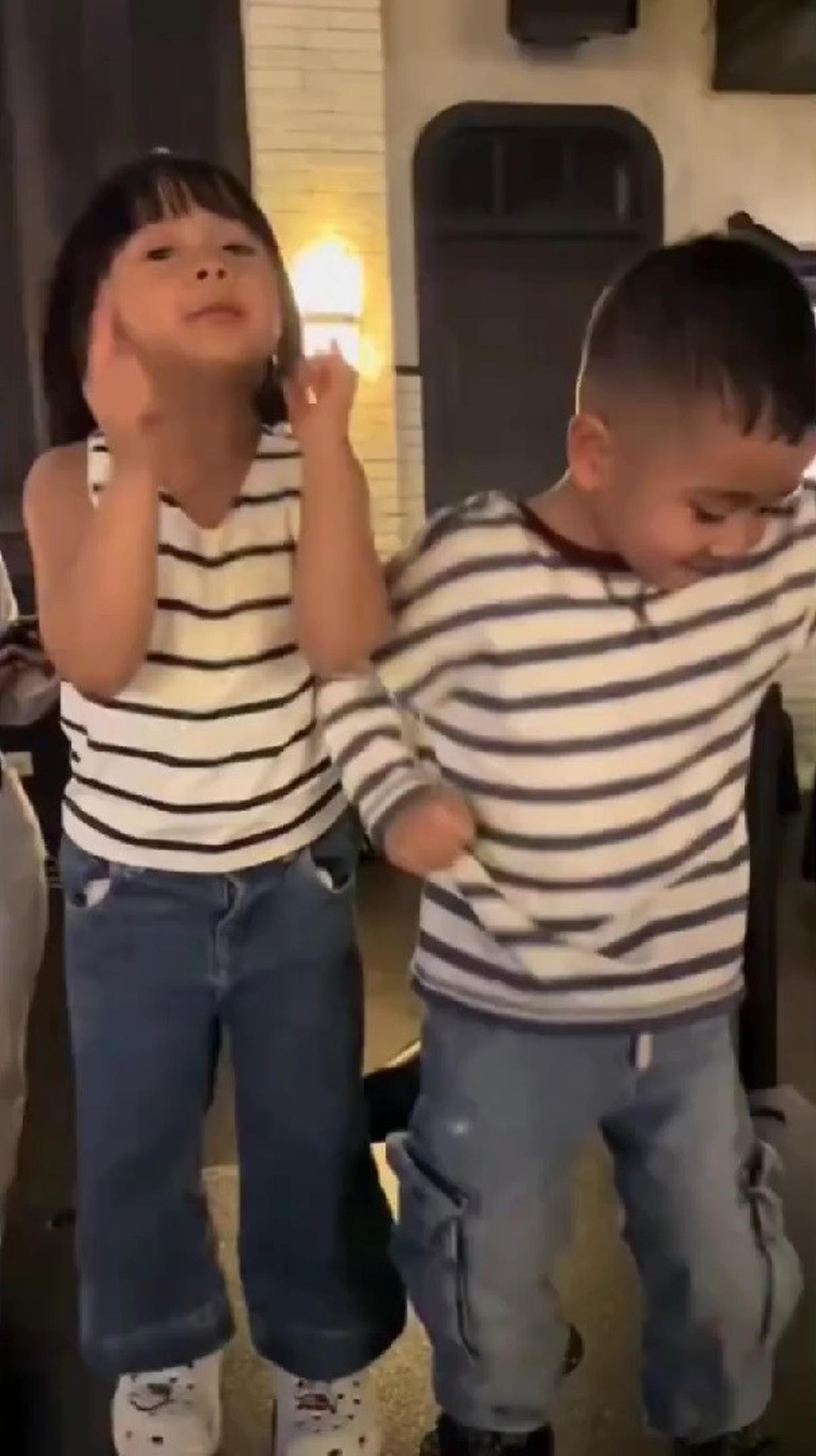 Momen Menggemaskan Rayyanza dan Nuna Anak Caca Tengker Joget Velocity, Ikuti Tren Bak Remaja