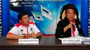 Deputi Pemberantasan BNN Irjen Pol Deddy Fauzy Elhakim (kanan) dan Kepala Humas BNN Kombes Pol Slamet Pribadi saat menggelar konferensi pers terkait penangkapan jaringan narkoba asal Aceh, Jakarta, Rabu (13/5/2015). (Liputan6.com/Yoppy Renato)