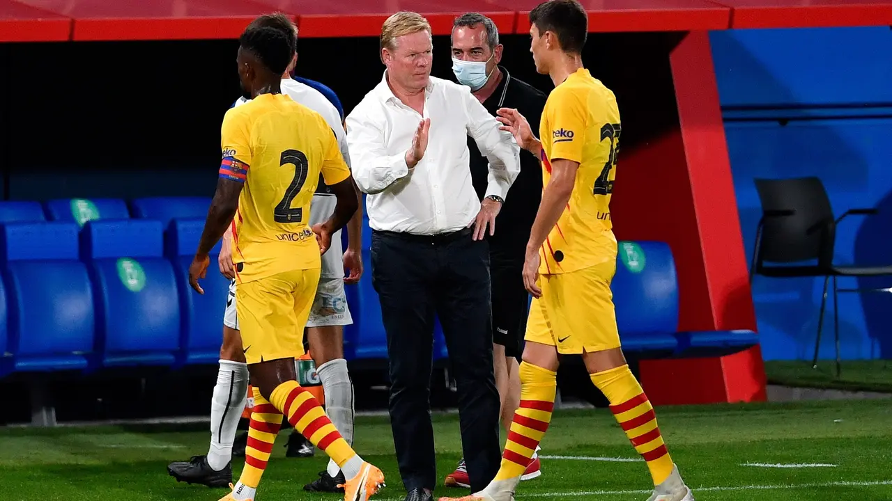 Pelatih Barcelona, Ronald Koeman.