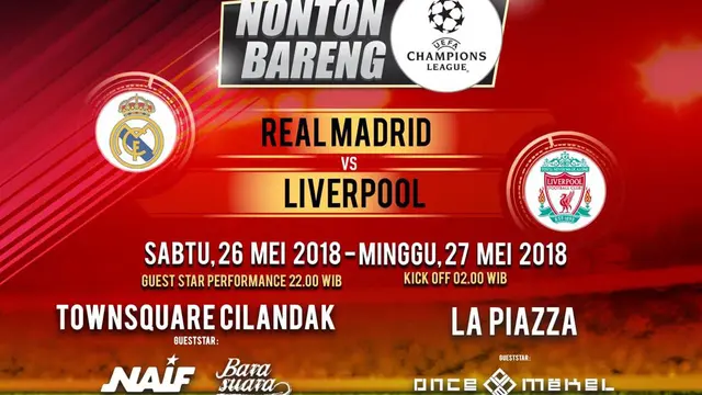 Band Naif dan Barasuara Iringi Pertandingan Final Liga Champions 2018 Super Soccer