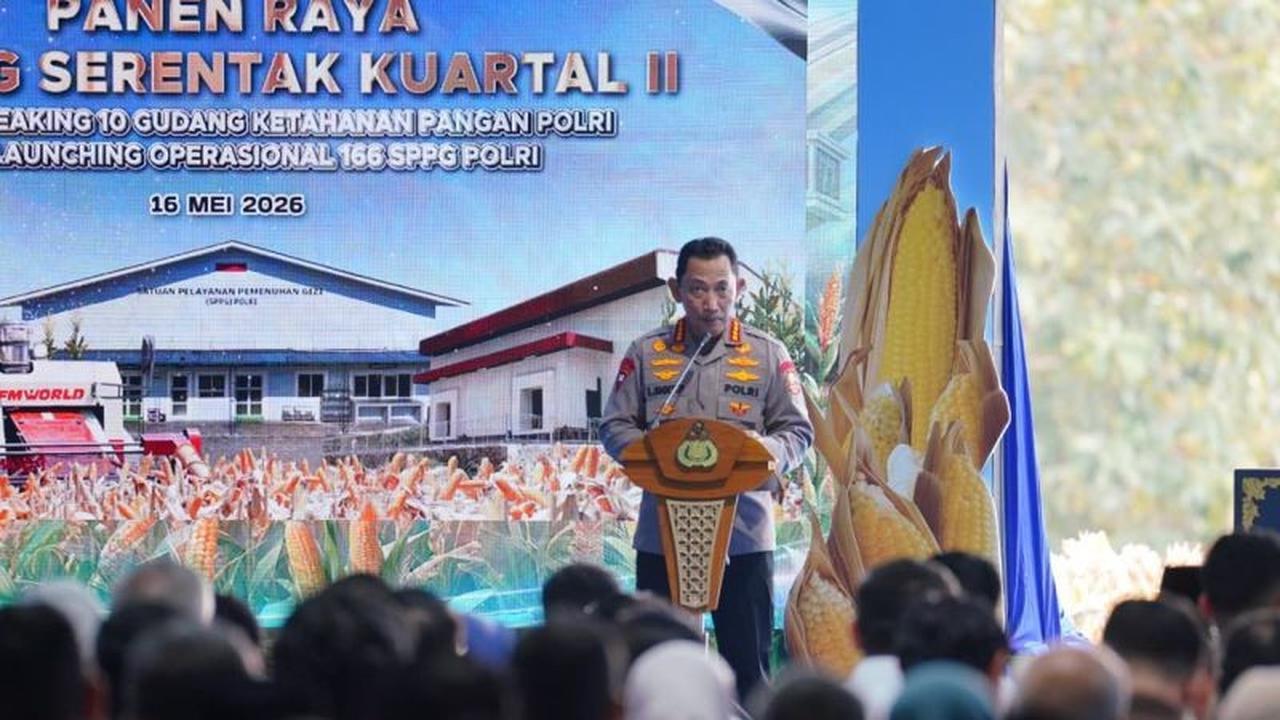 Panen Jagung Polri Capai 3,9 Juta Ton pada 2025, Dukung Swasembada Pangan Nasional