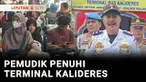 Makin dekat lebaran, pemudik ini juga semakin memenuhi terminal bus Kalideres, Jakarta Barat. Pengemudi bus yang membawa pemudik diminta melakukan tes kesehatan.