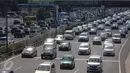 Penampakan Tol jagorawi di hari pertama Lebaran, Jakarta, Jumat (17/7/2015). Libur Idul Fitri dan cuti bersama dimanfaatkan warga Jakarta dan sekitarnya untuk bersilaturahmi dan rekreasi di sejumlah tempat wisata. (Liputan6.com/Faizal Fanani)