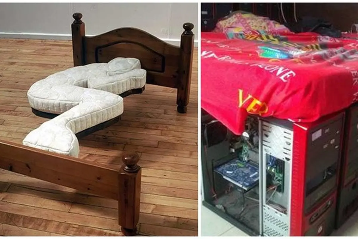 6 Potret Bentuk Kasur Ini Nyeleneh Banget, Bikin Enggak Nyaman Tidur