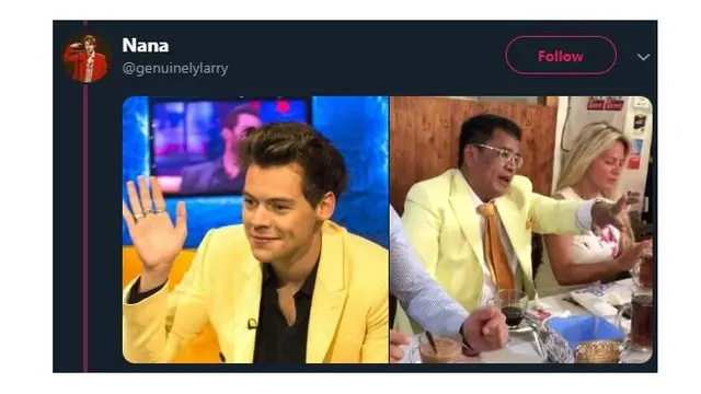 7 Potret Gaya Hotman Paris yang Mirip Harry Styles
