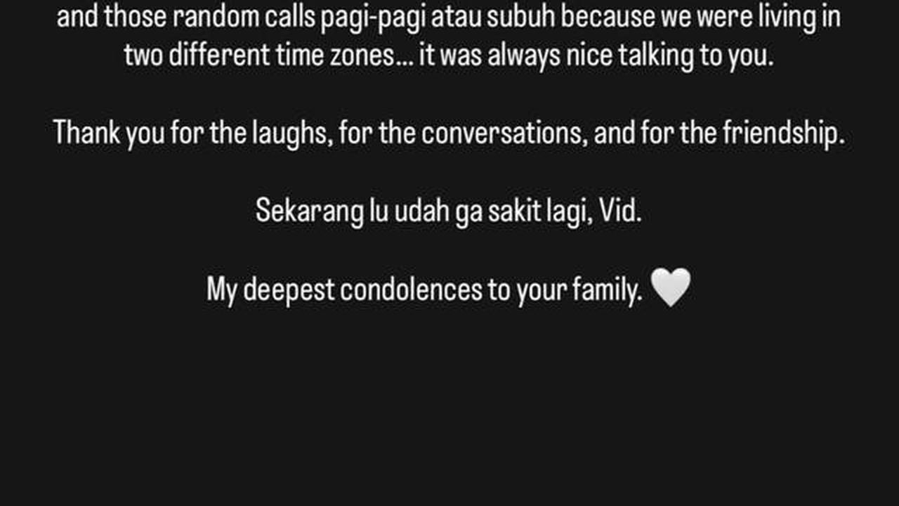 Agnez Mo Unggah Percakapan Haru Bareng Vidi Aldiano: Gue Telepon Cuma Mau Bilang Kamu Pasti Bisa!
