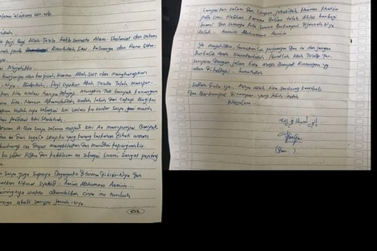 Ini Isi Surat Dian Yulia Novi, Calon Pelaku Bom Bunuh Diri