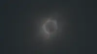 Fase totalitas gerhana matahari total di Maba. (Anton William/Liputan6.com)