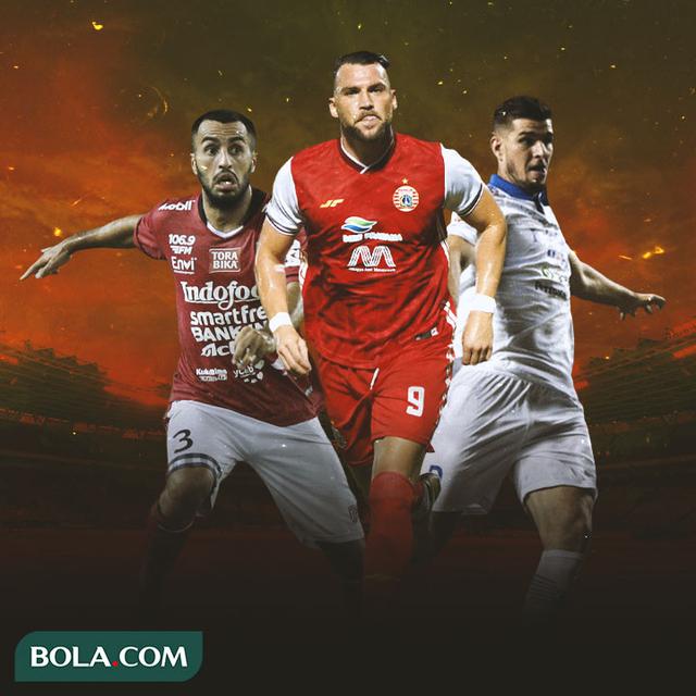 Liga 1 - Ilustrasi Brwa Nouri, Marko Simic, Nick Kuipers