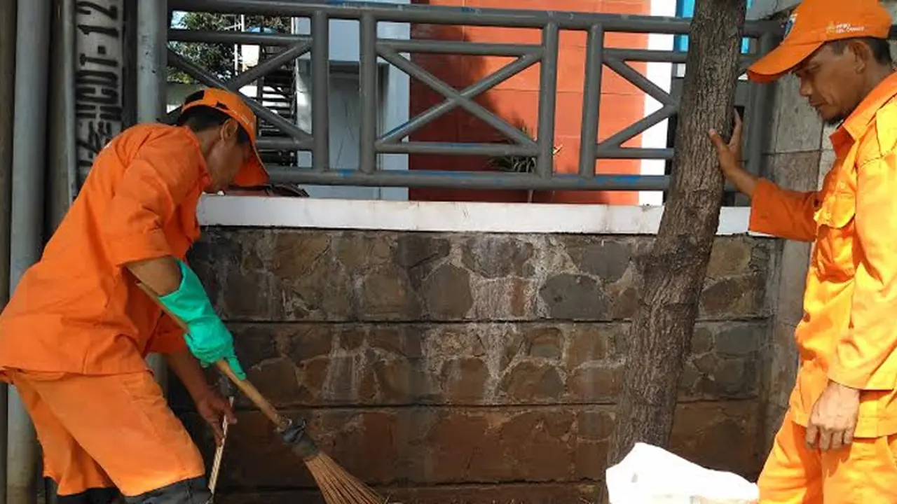 Pasukan oranye (Liputan6.com/Benedikta Desideria)