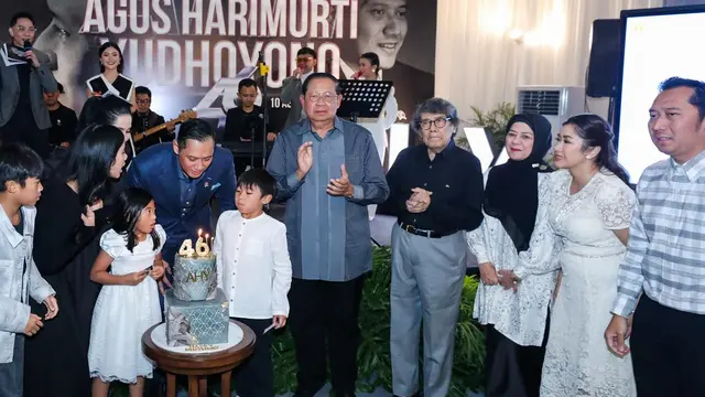 7 Momen Spesial Kejutan Ulang Tahun Agus Harimurti Yudhoyono ke-46, Penuh Kehangatan