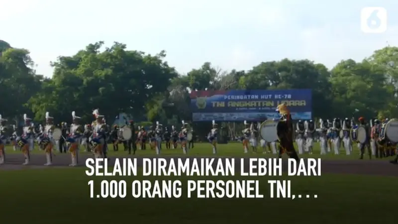Kemeriahan  HUT ke-78 TNI AU di Yogyakarta
