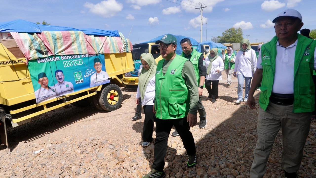 PKB Distribusikan 30 Ton Sembako Untuk Korban Banjir Sumatra