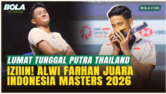 Malam Milik Alwi Farhan: Indonesia Masters 2026 Berakhir Manis usai Taklukkan Tunggal Putra Thailand