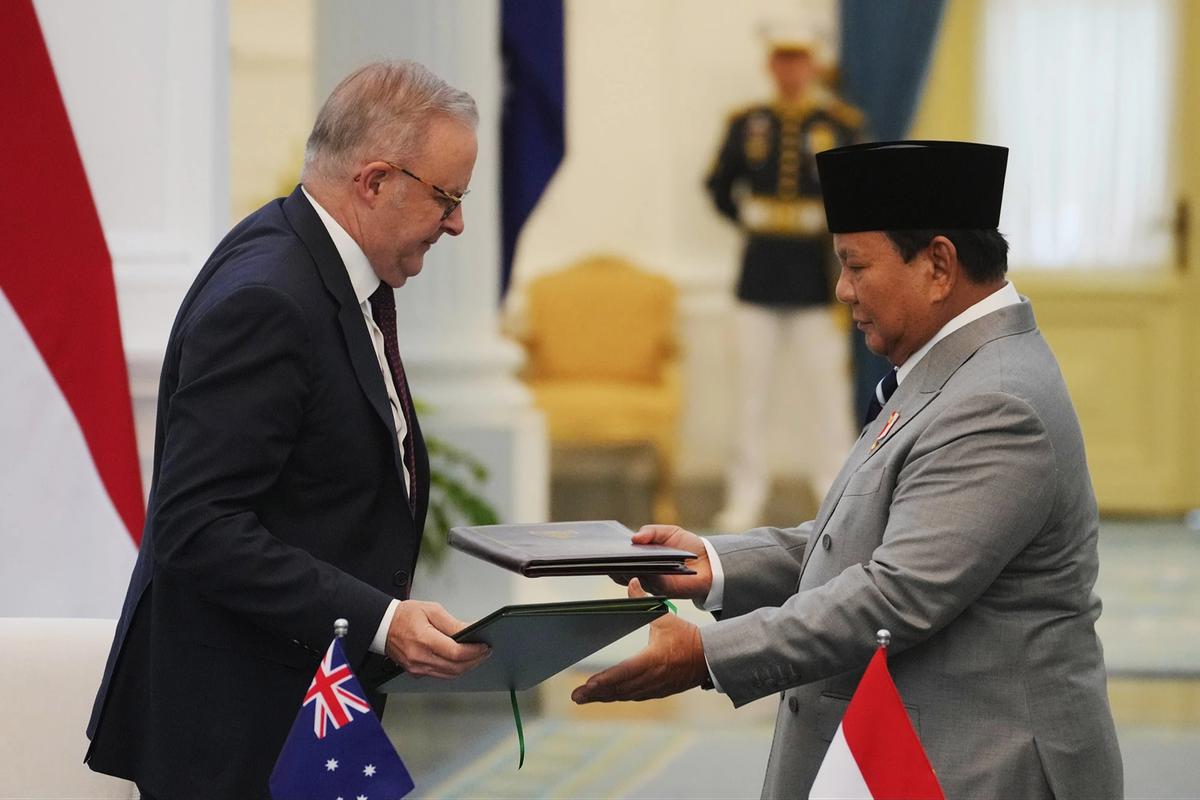 FOTO: Presiden Prabowo Terima PM Albanese di Istana Merdeka Perkuat Hubungan Indonesia Australia
